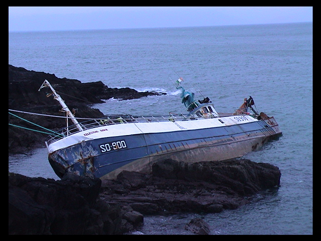 Crashed Boat